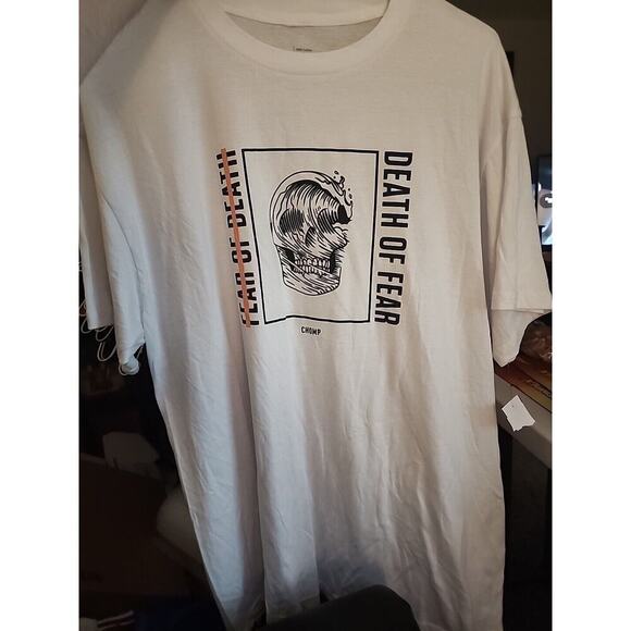 Chomp Shirt Men Death Of Fear Graphic Tee Short Sleeve New Excellent Small CR10 - Picture 2 of 6